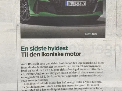 Foto af Audi Rs3 Sportback