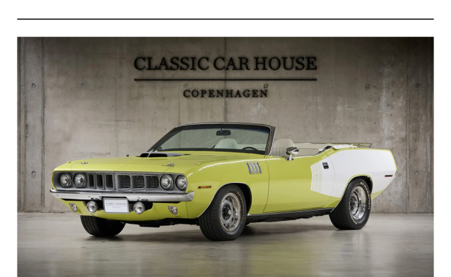 Plymouth Barracuda Uoplyst 